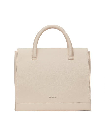 ADEL Vegan Satchel - Purity | Color: Beige - variant::opal