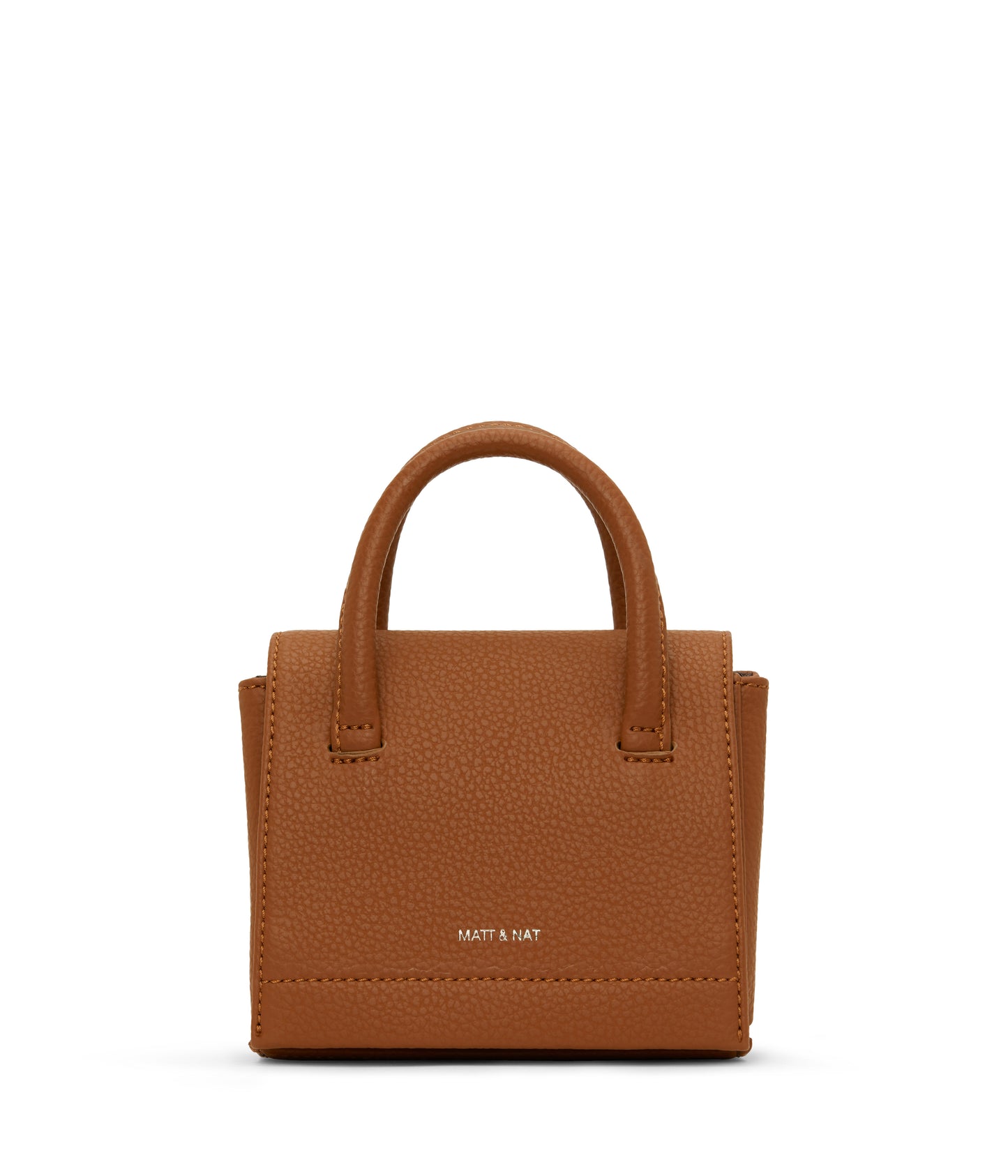 ADEL MICRO Vegan Satchel - Purity | Color: Brown - variant::carotene