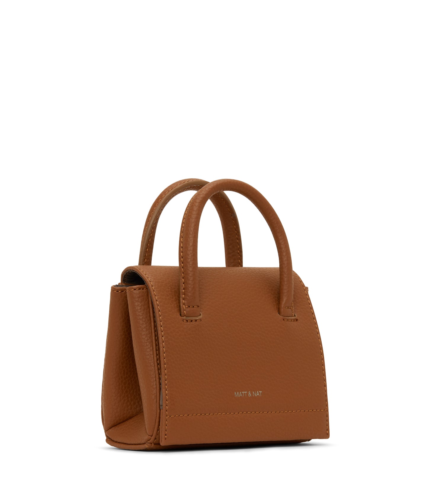 ADEL MICRO Vegan Satchel - Purity | Color: Brown - variant::carotene