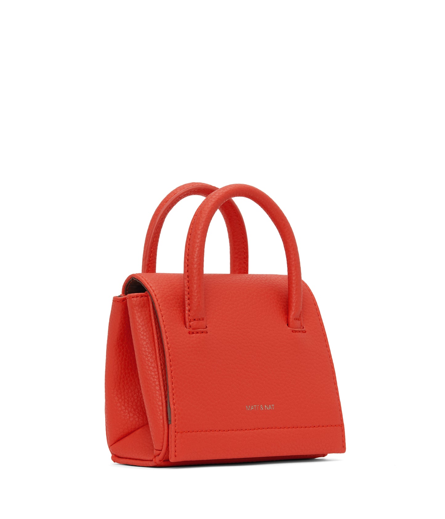 ADEL MICRO Vegan Satchel - Purity | Color: Red - variant::fleur