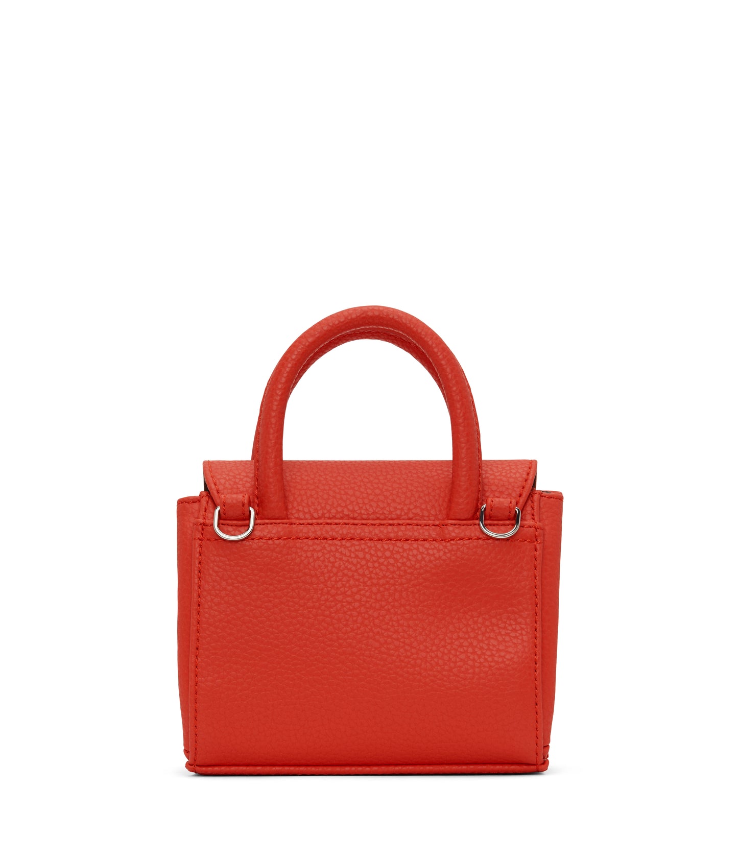 ADEL MICRO Vegan Satchel - Purity | Color: Red - variant::fleur