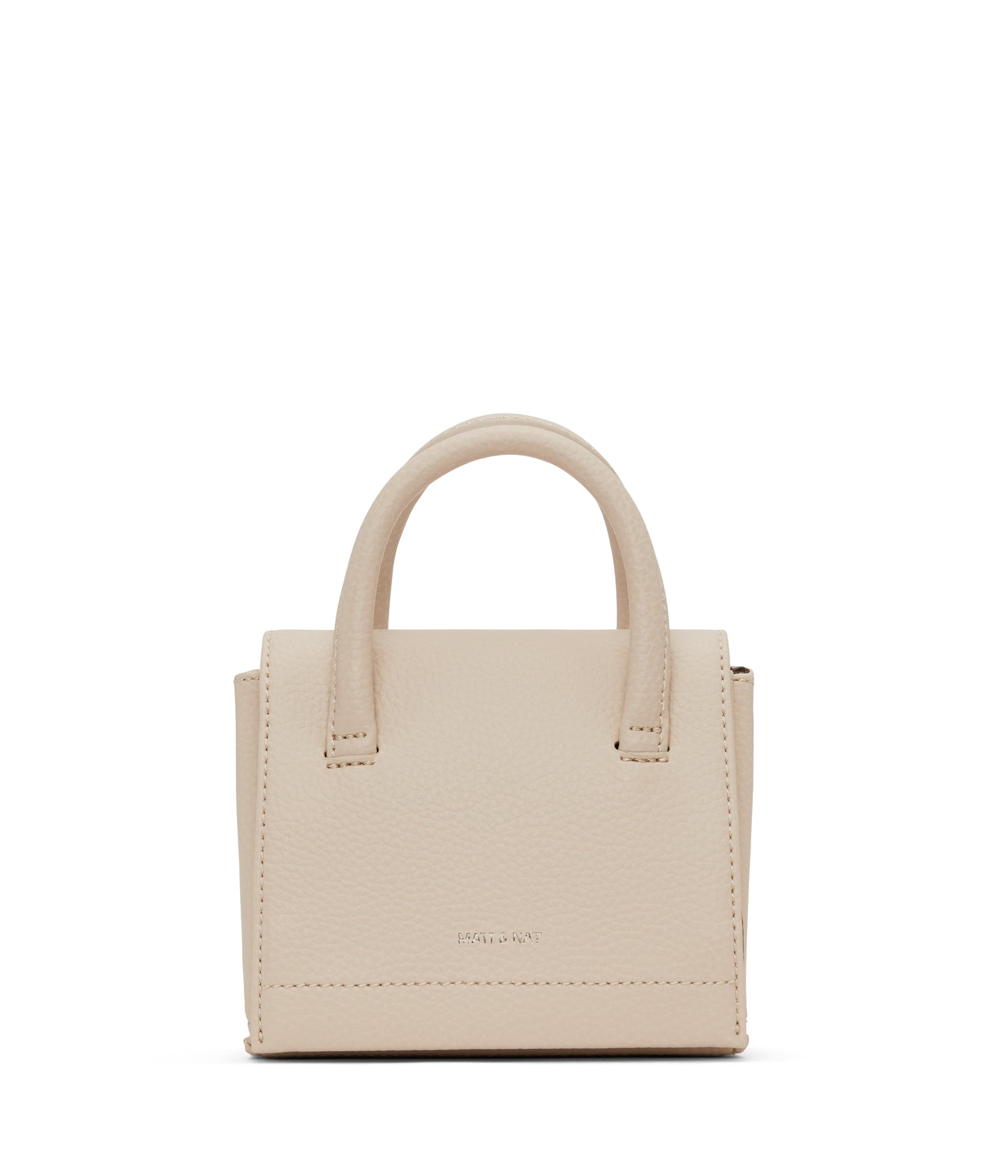 ADEL MICRO Vegan Satchel - Purity | Color: Beige - variant::opal