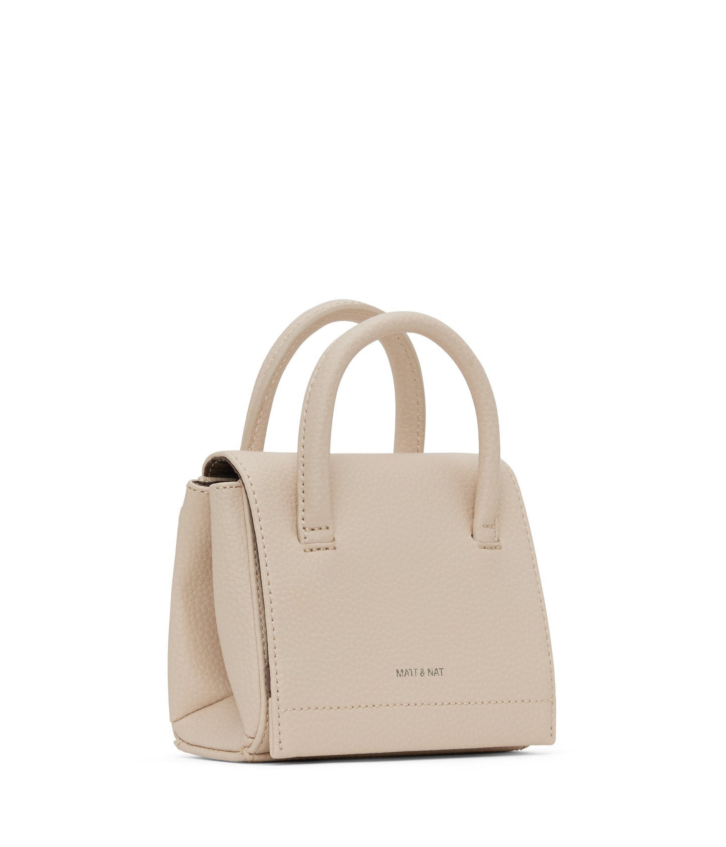 ADEL MICRO Vegan Satchel - Purity | Color: Beige - variant::opal