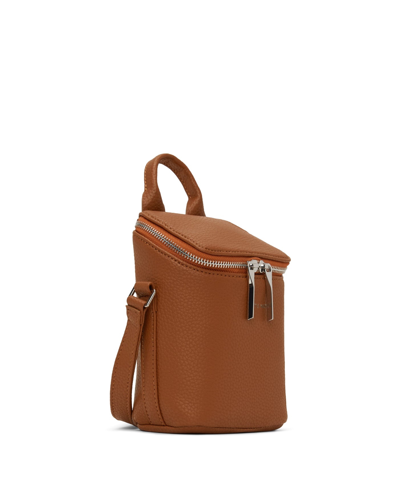 BRAVE MICRO Vegan Crossbody Bag - Purity | Color: Tan - variant::carotene