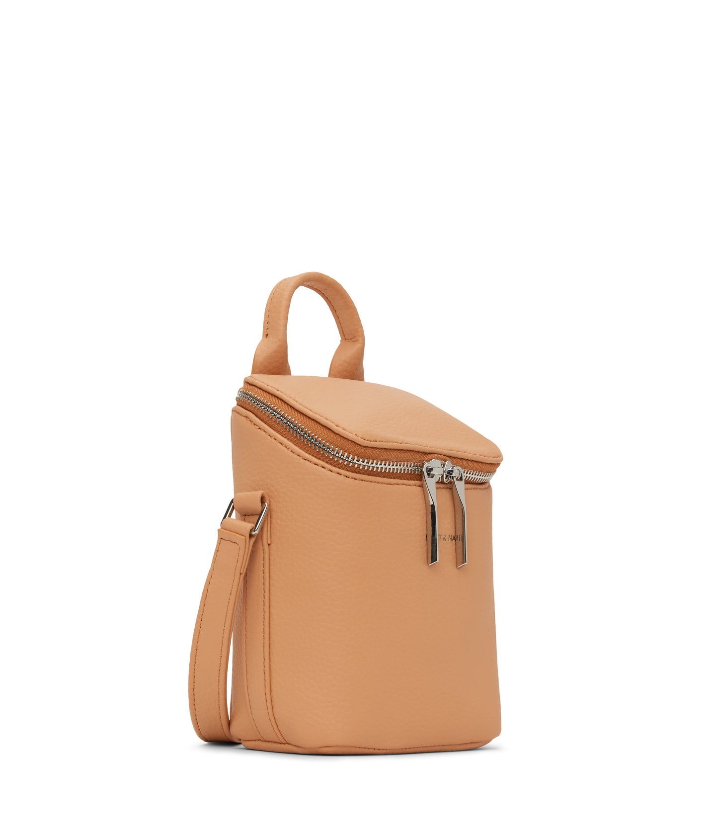 BRAVE MICRO Vegan Crossbody Bag - Purity | Color: Orange - variant::melon