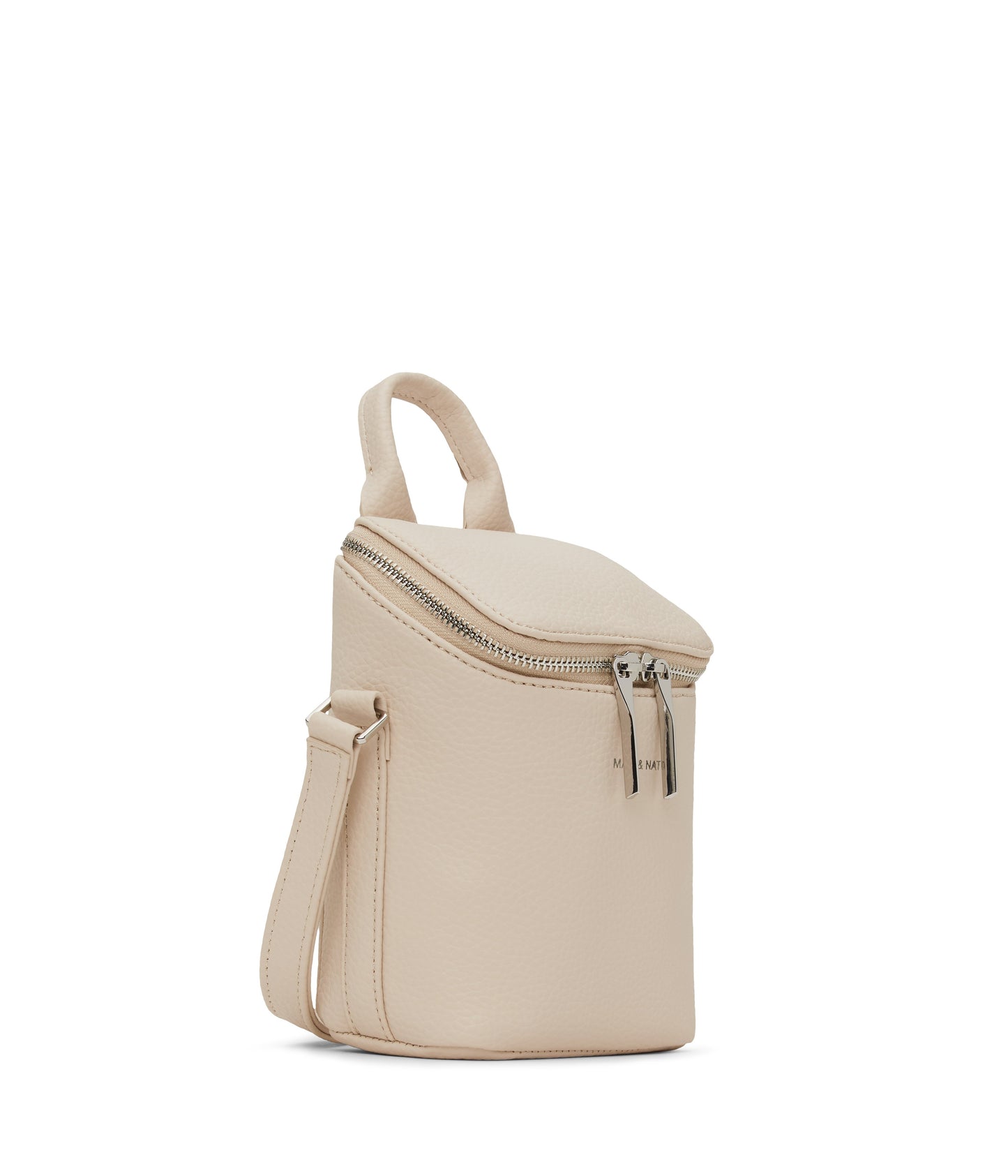 BRAVE MICRO Vegan Crossbody Bag - Purity | Color: Beige - variant::opal