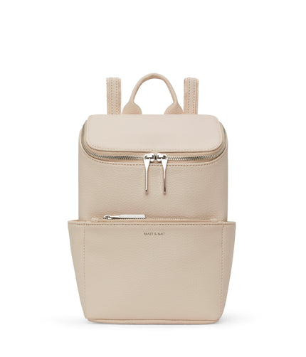 BRAVESM Small Vegan Backpack - Purity | Color: Beige - variant::opal