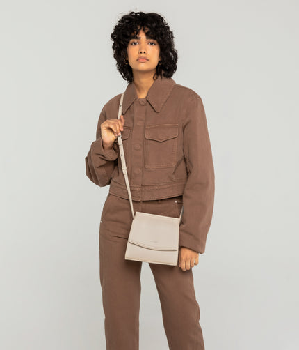 ERIKA Vegan Crossbody Bag - Purity | Color: Tan - variant::carotene