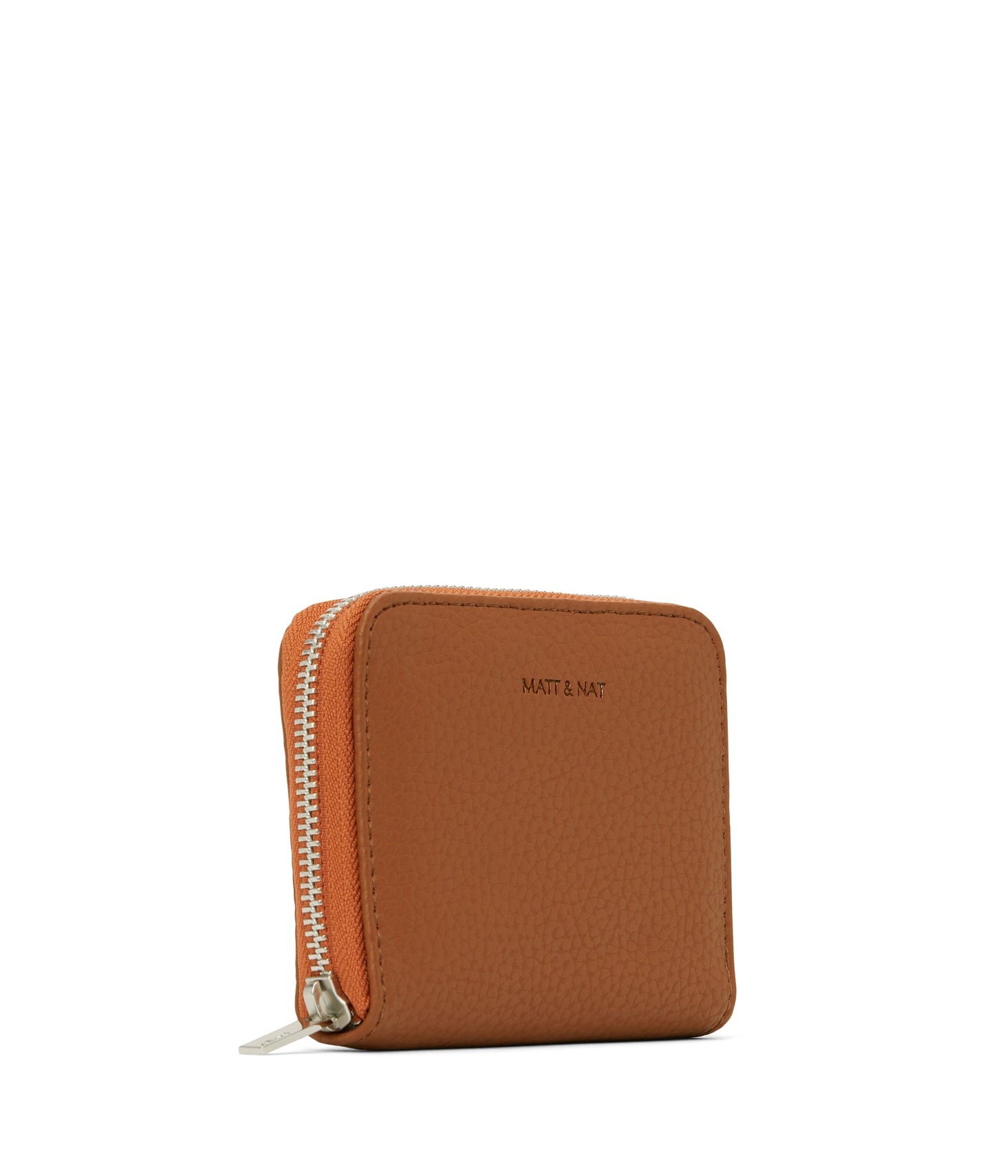 RUE Small Vegan Zip Wallet - Purity | Color: Tan - variant::carotene