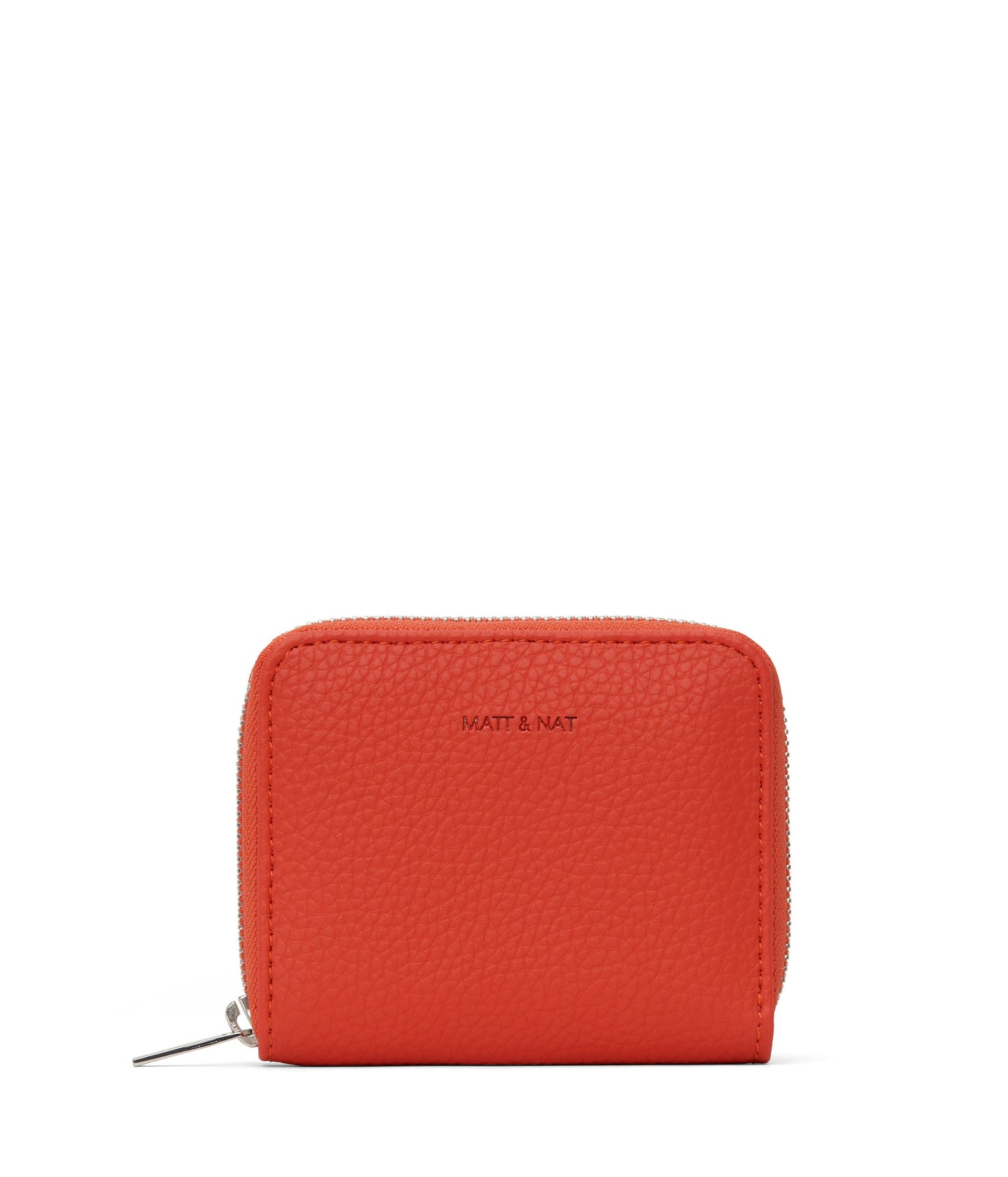 RUE Small Vegan Zip Wallet - Purity | Color: Red - variant::fleur