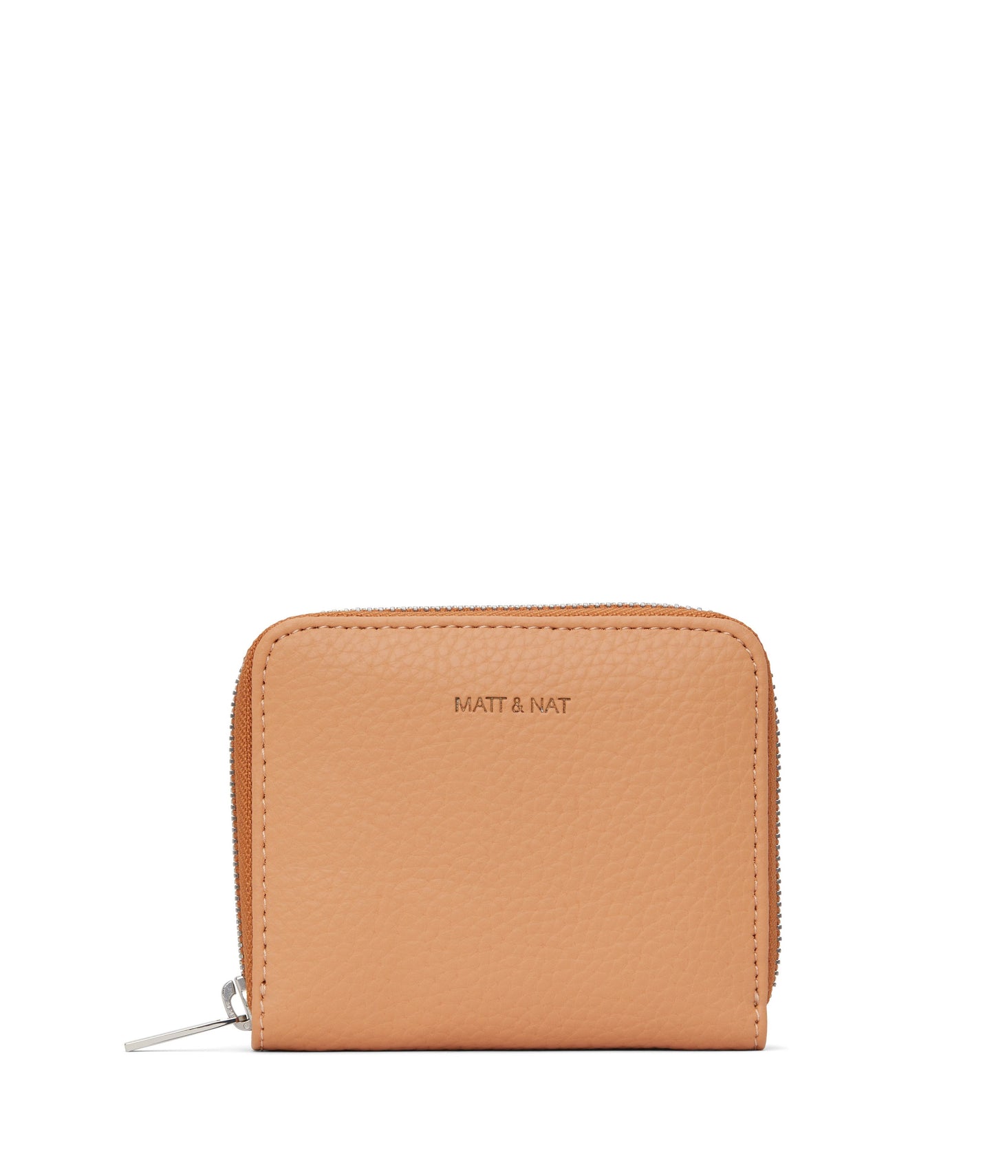 RUE Small Vegan Zip Wallet - Purity | Color: Orange - variant::melon