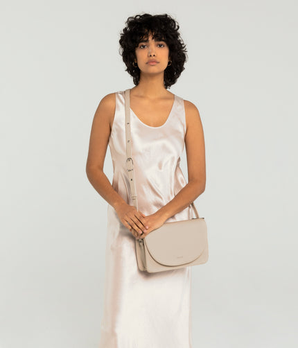 SOFI Vegan Crossbody Bag - Purity | Color: Tan - variant::carotene