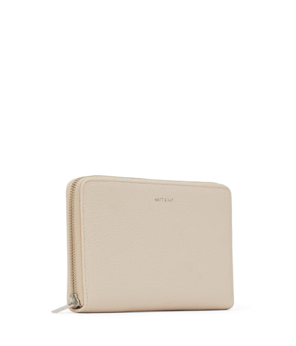 TRIP Vegan Travel Wallet - Purity | Color: Beige - variant::opal