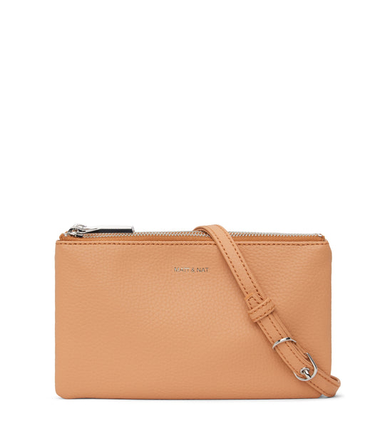 TRIPLET Vegan Crossbody Bag - Purity | Color: Orange - variant::melon