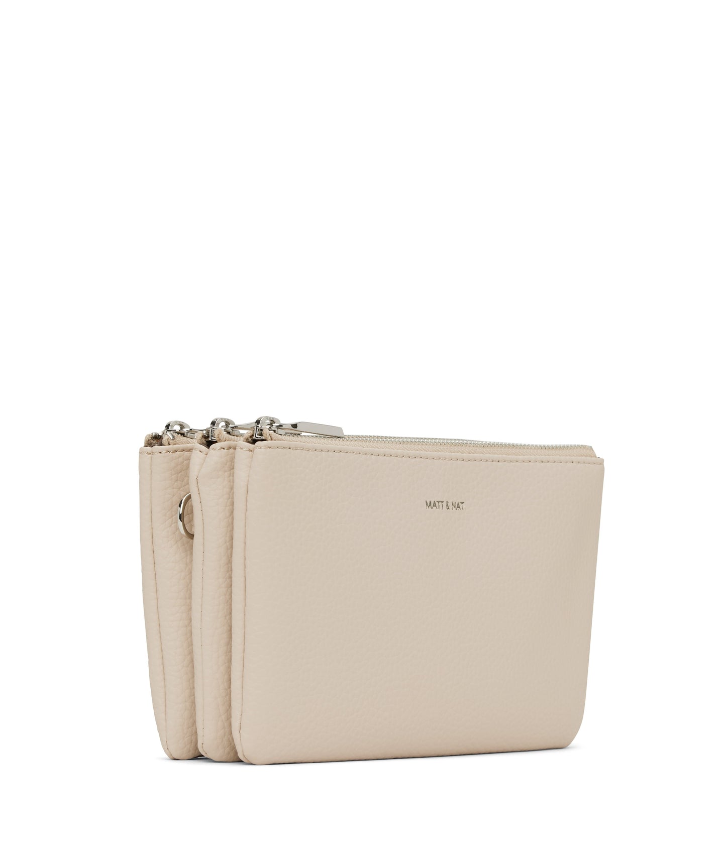 TRIPLET Vegan Crossbody Bag - Purity | Color: Beige - variant::opal