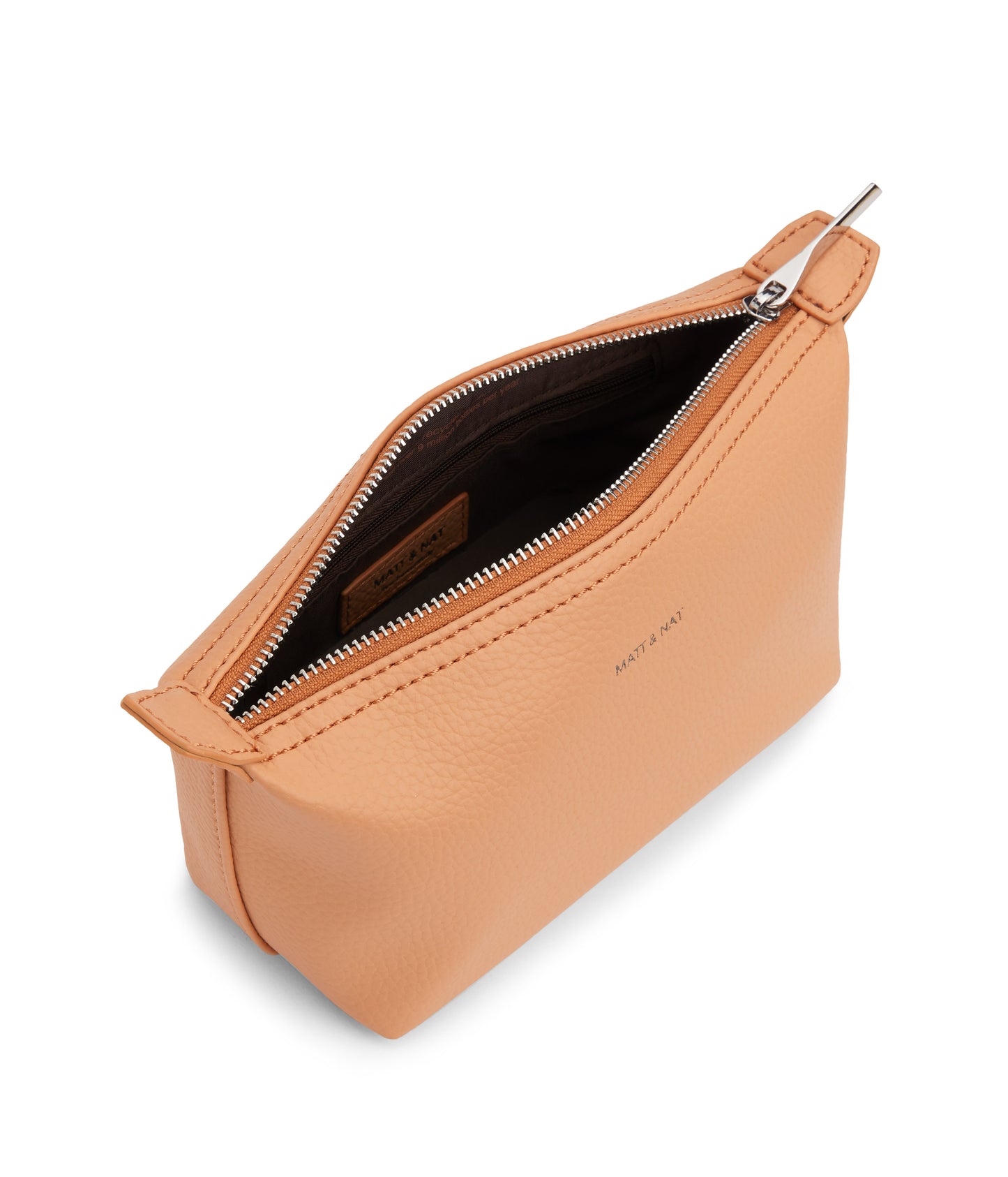 ABBI MINI Vegan Cosmetic Bag - Purity | Color: Orange - variant::melon