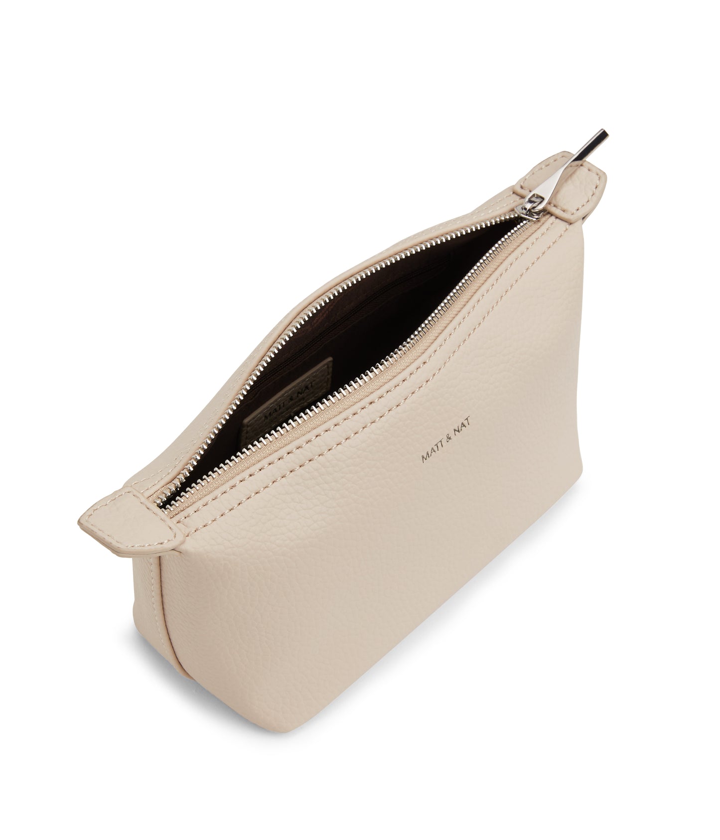 ABBI MINI Vegan Cosmetic Bag - Purity | Color: Beige - variant::opal