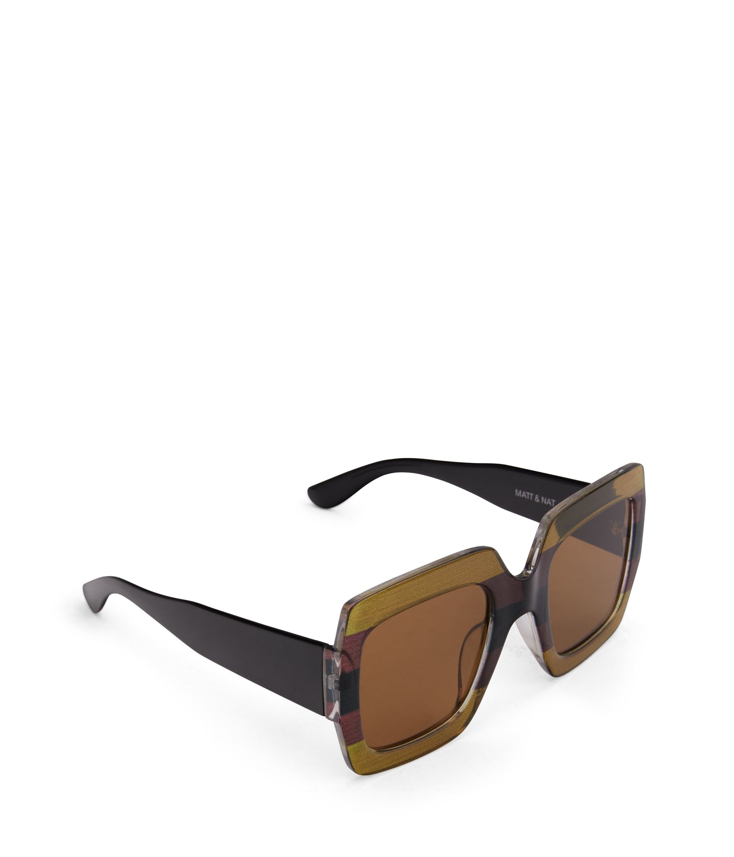 AVILA Square Sunglasses | Color: Brown - variant::brown