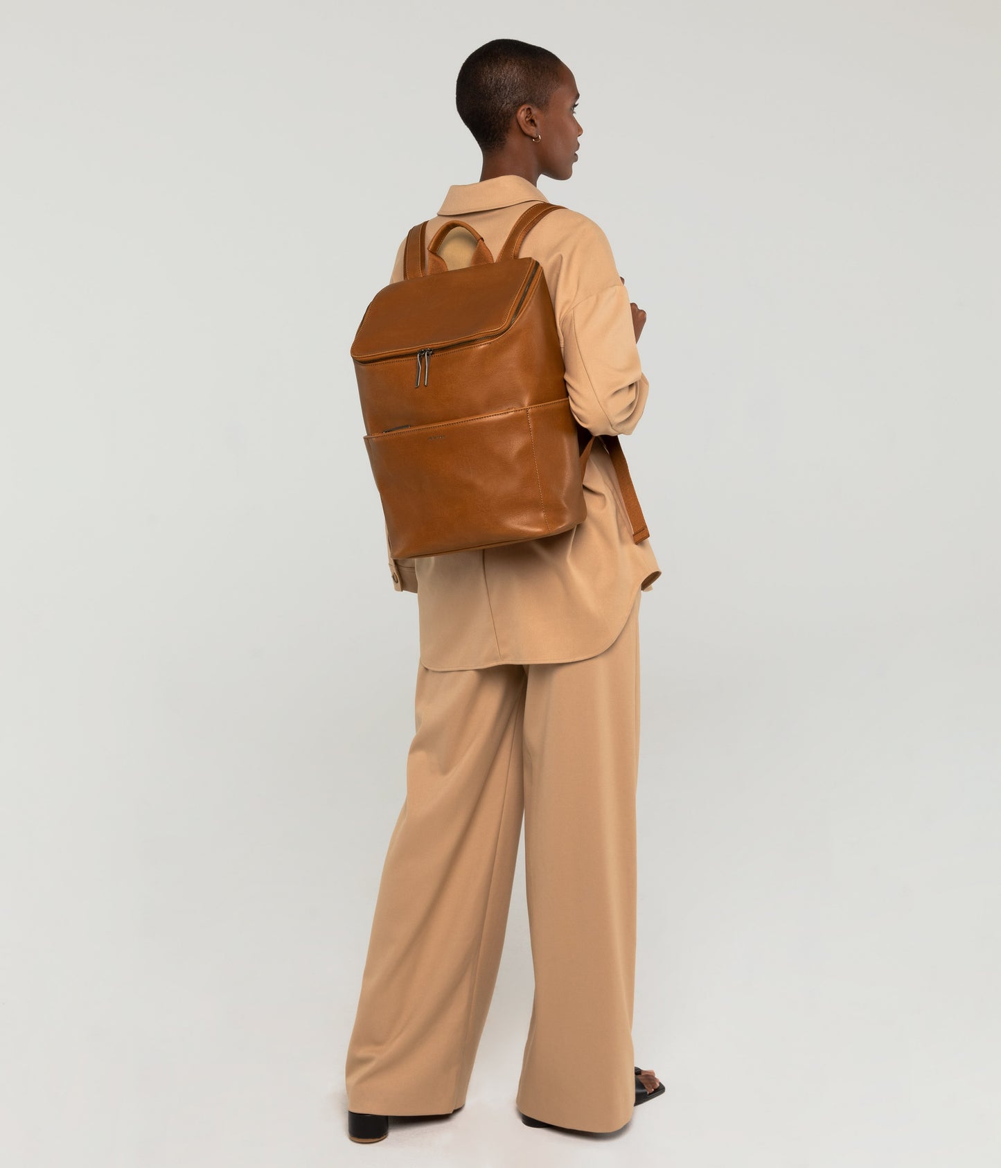 DEAN Vegan Backpack - Vintage | Color: Beige - variant::seed