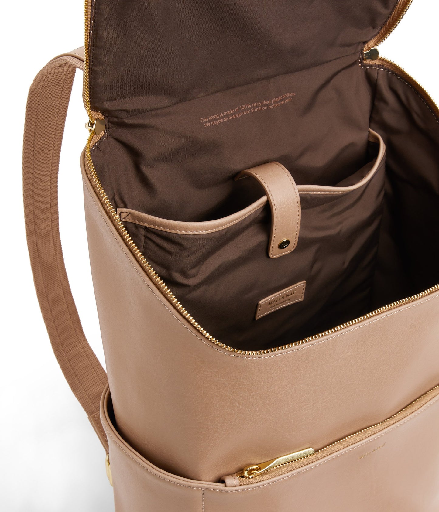 DEAN Vegan Backpack - Vintage | Color: Beige - variant::seed