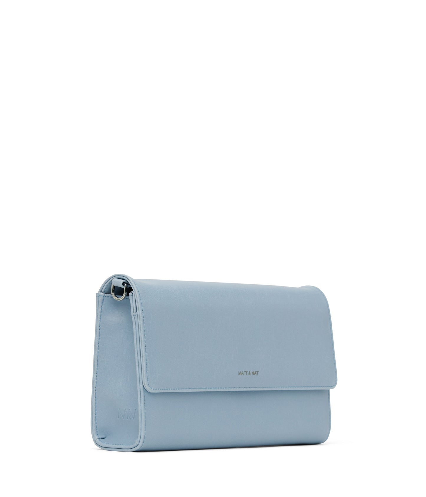 DREWLG Large Vegan Crossbody Bag - Vintage | Color: Blue - variant::breeze