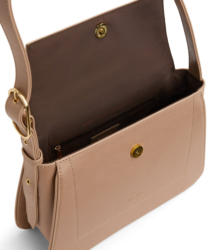 LEIA Vegan Shoulder Bag - Vintage | Color: Beige - variant::seed