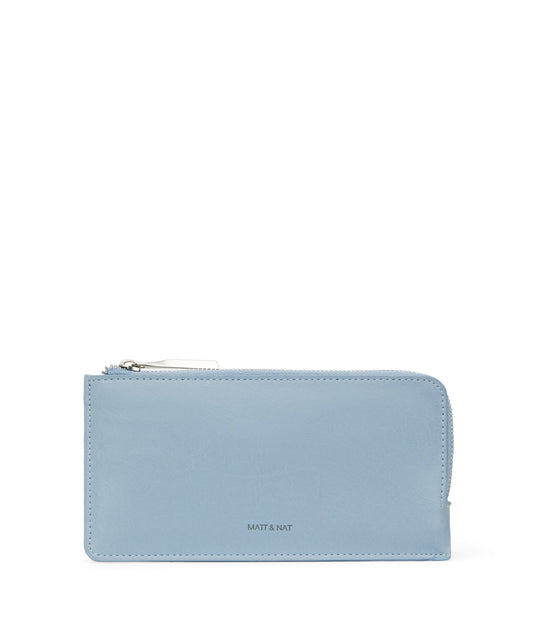 SEVA Vegan Wallet - Vintage | Color: Blue - variant::breeze