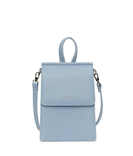 THESSA Vegan Crossbody Bag - Vintage | Color: Blue - variant::breeze