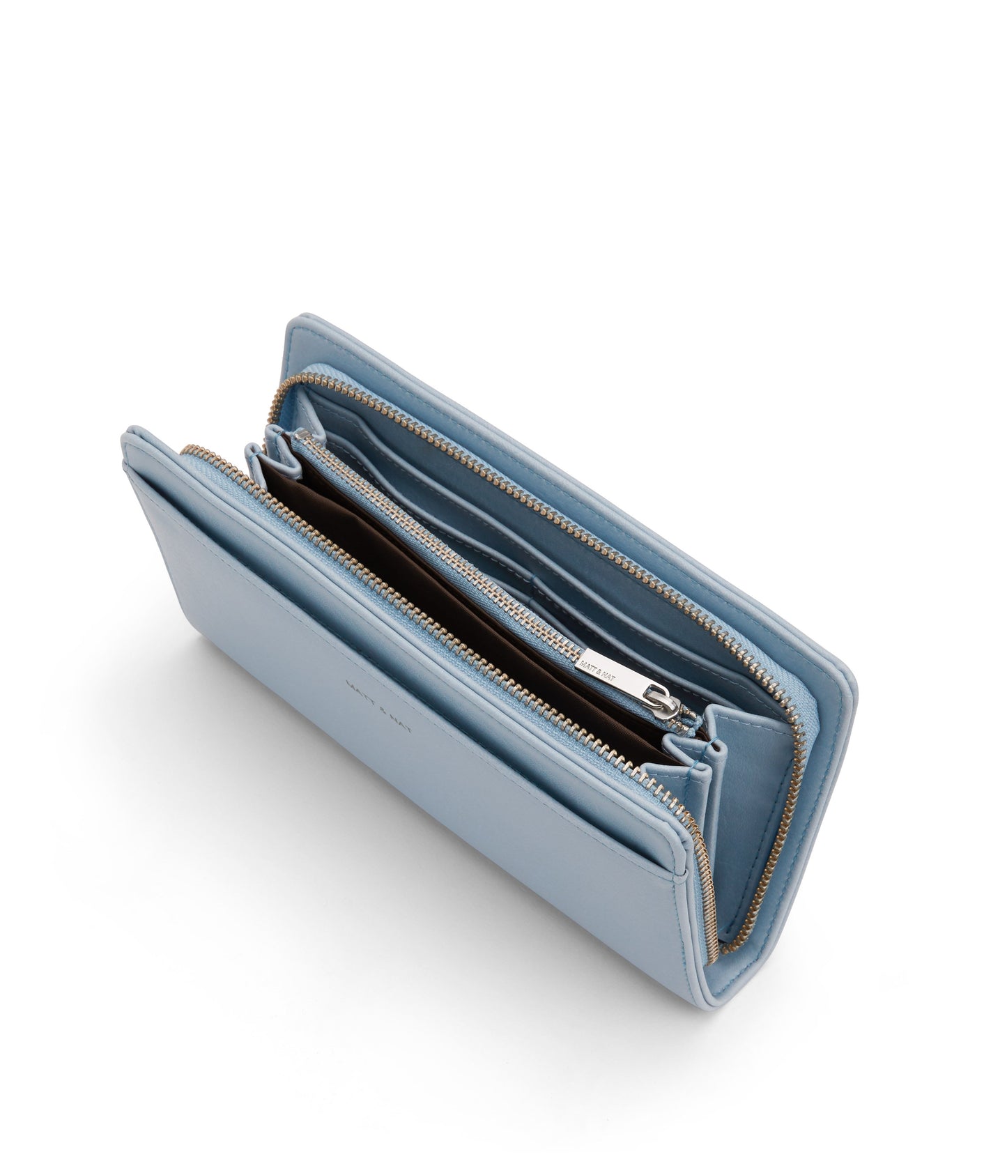 WEBBER Vegan Wallet - Vintage | Color: Blue - variant::breeze