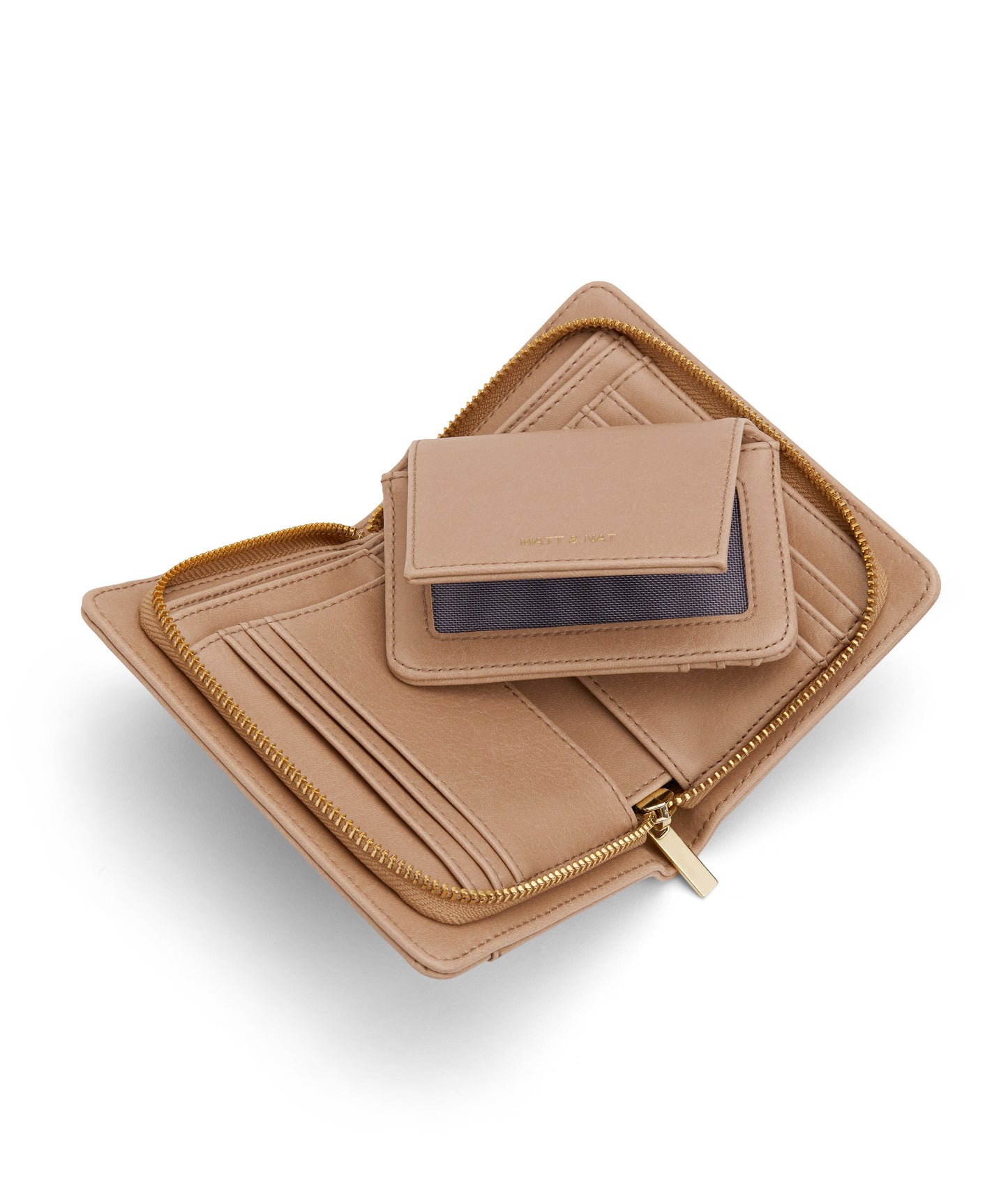 WEBBERSM Small Vegan Wallet - Vintage | Color: Beige - variant::seed