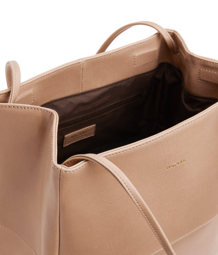 WILLA Vegan Tote Bag - Vintage | Color: Beige - variant::seed