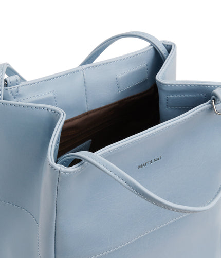 WILLASM Small Vegan Tote Bag - Vintage | Color: Blue - variant::breeze