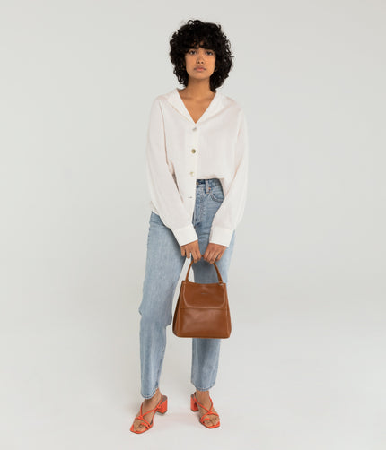 WILLASM Small Vegan Tote Bag - Vintage | Color: Blue - variant::breeze