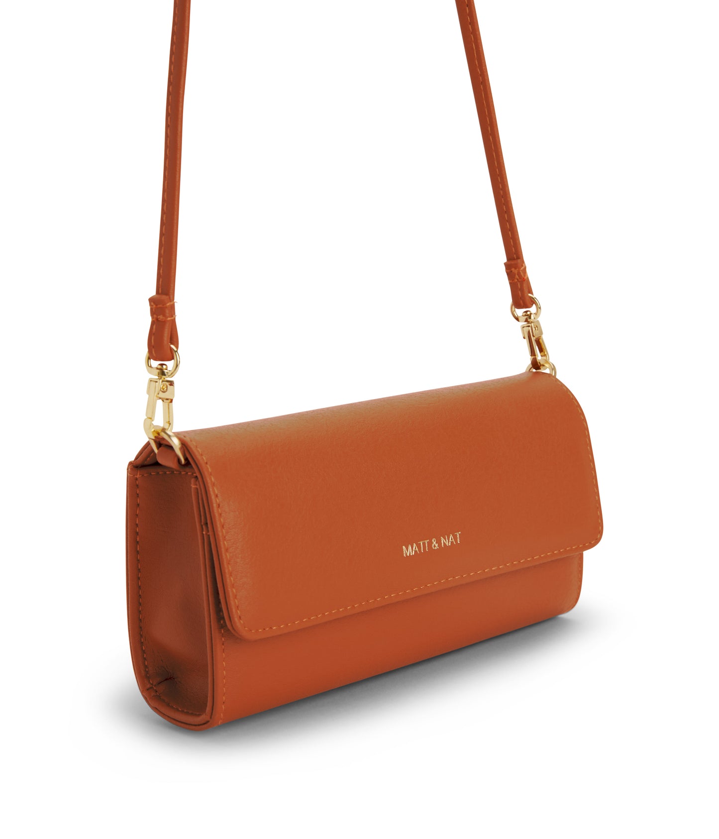 DREWMED Vegan Crossbody Bag - Arbor | Color: Orange - variant::ginger