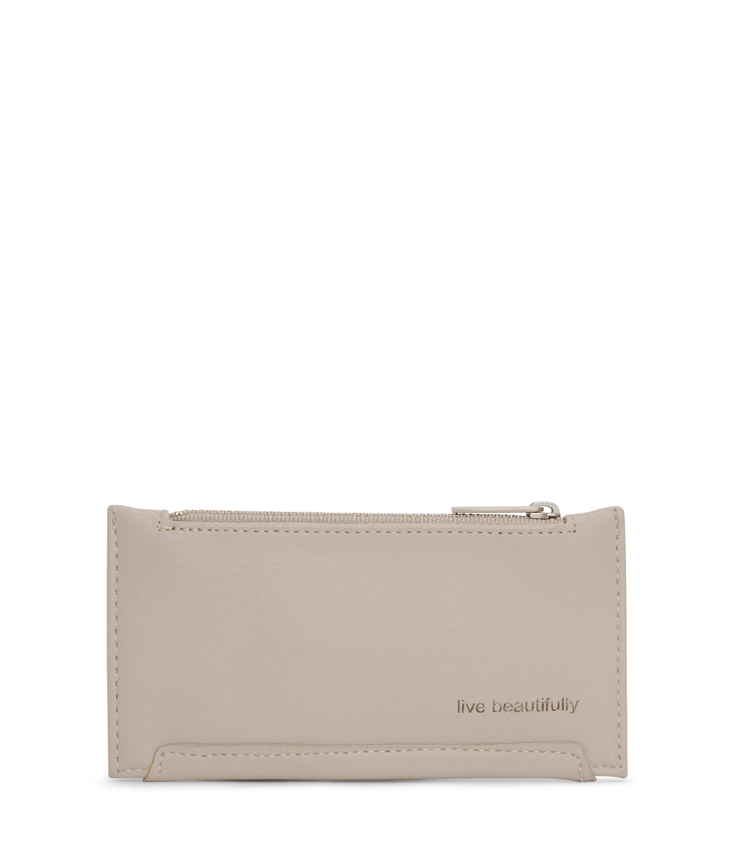 JESSE Slim Vegan Wallet - Arbor | Color: Beige - variant::shell