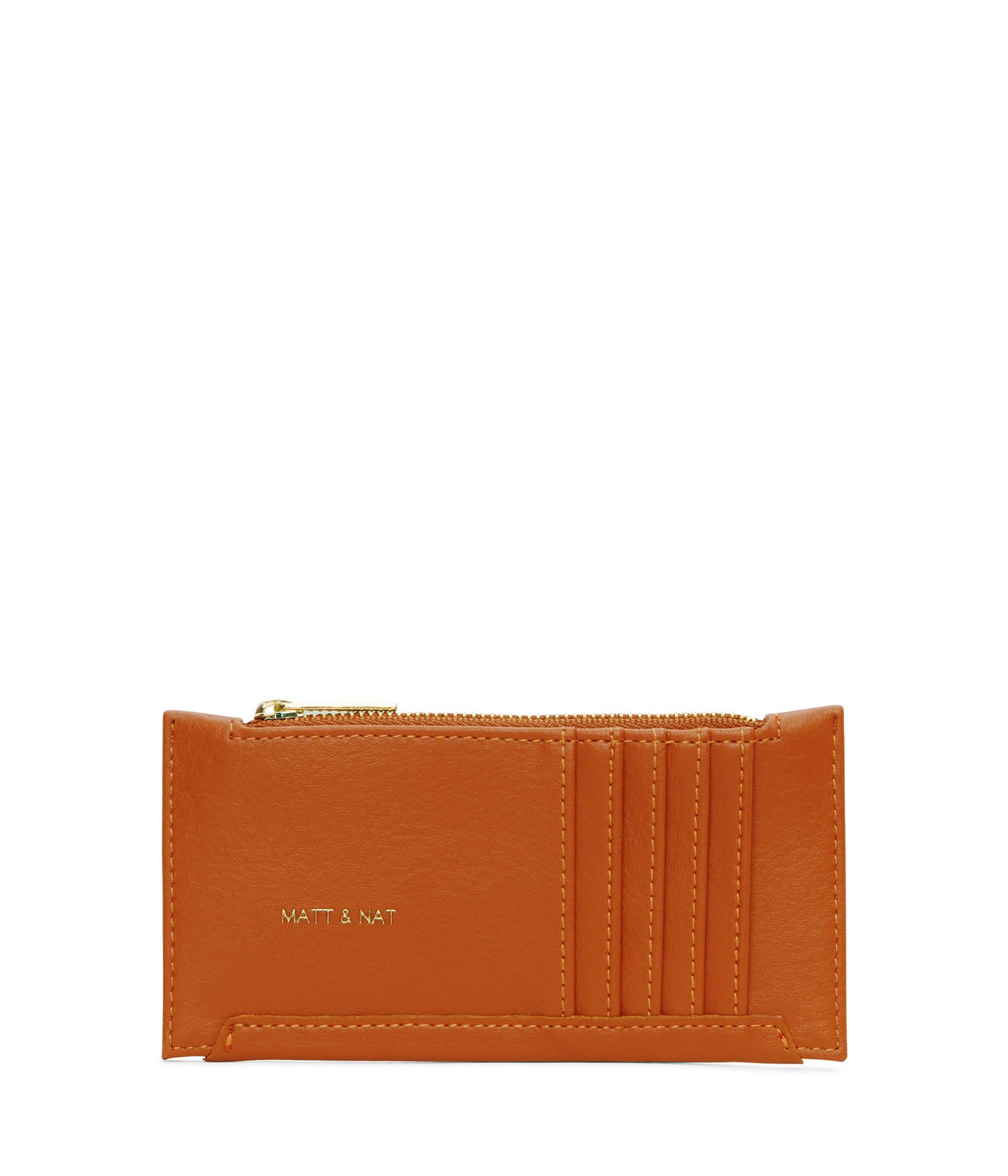 JESSE Slim Vegan Wallet - Arbor | Color: Orange - variant::ginger