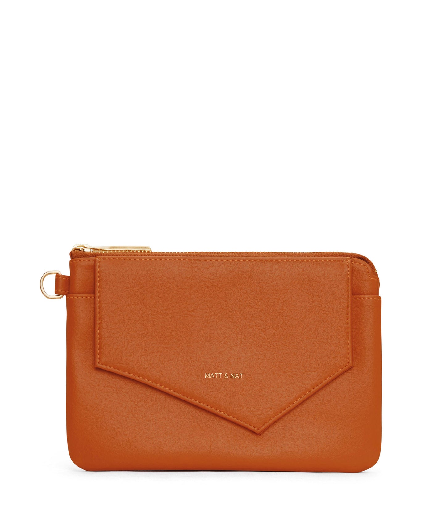 NIA SM  Small Vegan Wallet - Arbor | Color: Orange - variant::ginger