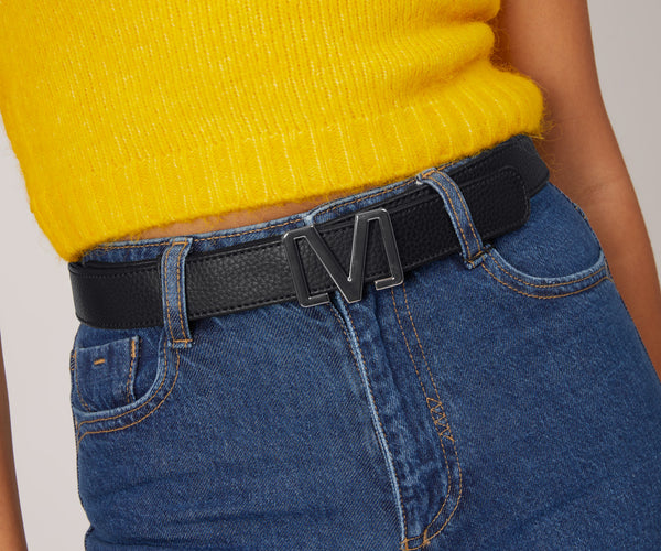 REE Women’s Vegan Leather Belt - Purity | Color: Beige - variant::opal