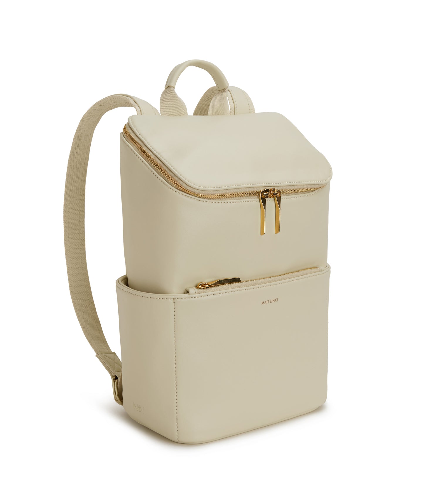 BRAVE MICRO Vegan Crossbody Bag - Loom | Color: White - variant::tapioca