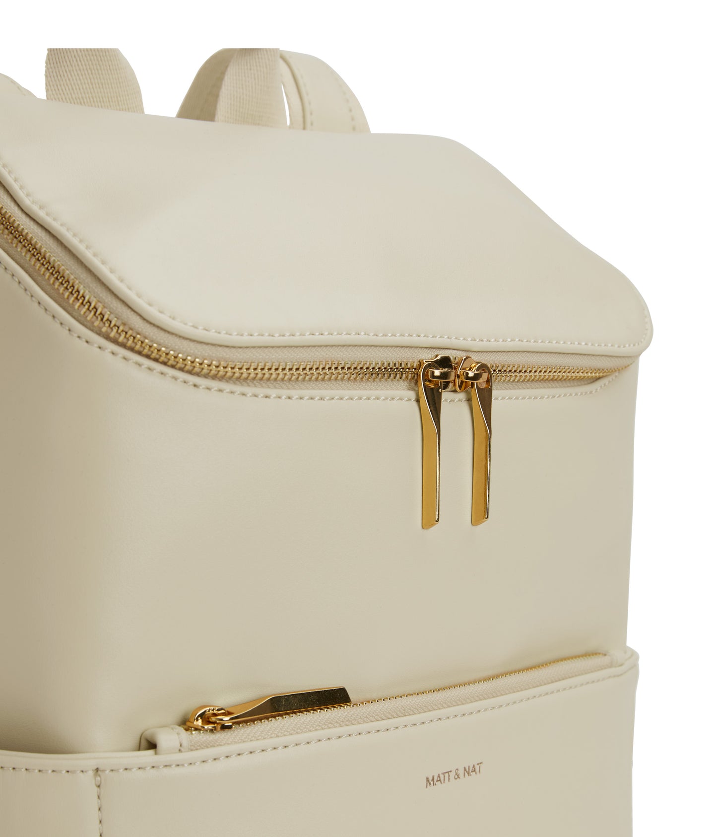 BRAVE MICRO Vegan Crossbody Bag - Loom | Color: White - variant::tapioca