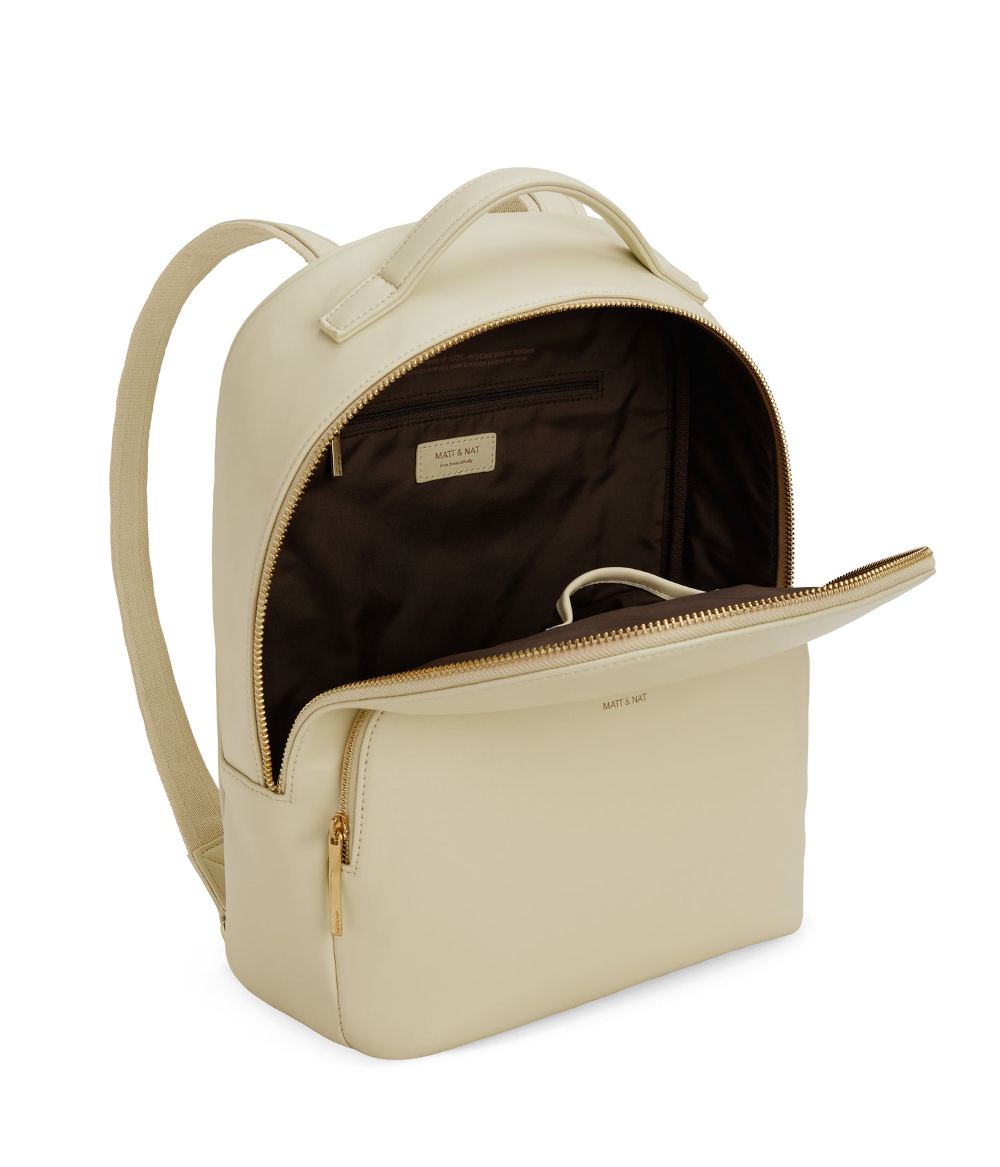 CARO Vegan Backpack - Loom | Color: White - variant::tapioca