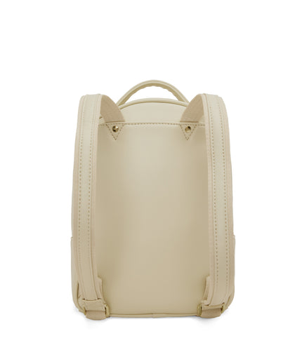 CAROSM Small Vegan Backpack - Loom | Color: White - variant::tapioca