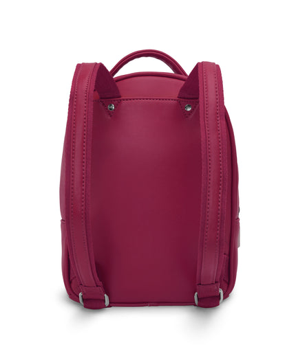 CAROSM Small Vegan Backpack - Loom | Color: Pink - variant::tulip