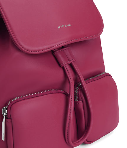 TATUM Vegan Backpack - Loom | Color: Pink - variant::tulip