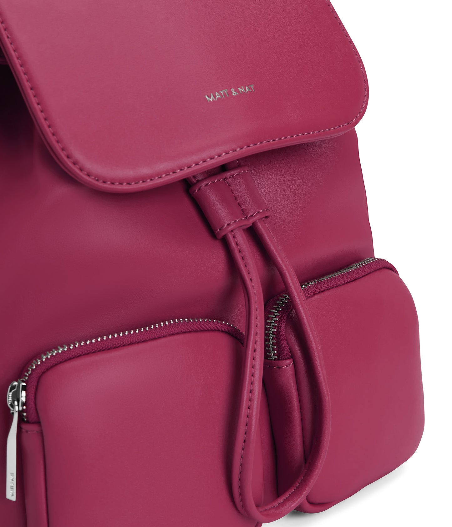 TATUM Vegan Backpack - Loom | Color: Pink - variant::tulip