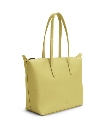 ABBI Vegan Tote Bag - Purity | Color: Green - variant::pear