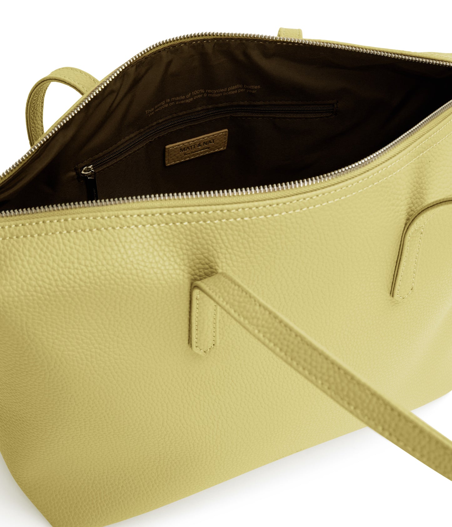 ABBI Vegan Tote Bag - Purity | Color: Green - variant::pear