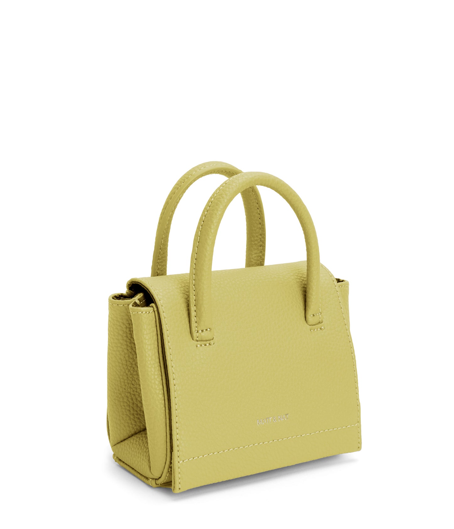 ADEL MICRO Vegan Satchel - Purity | Color: Green - variant::pear