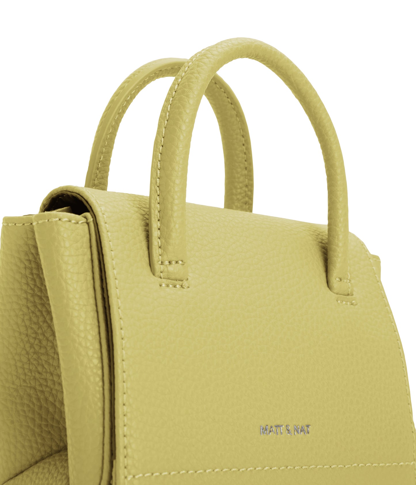 ADEL MICRO Vegan Satchel - Purity | Color: Green - variant::pear