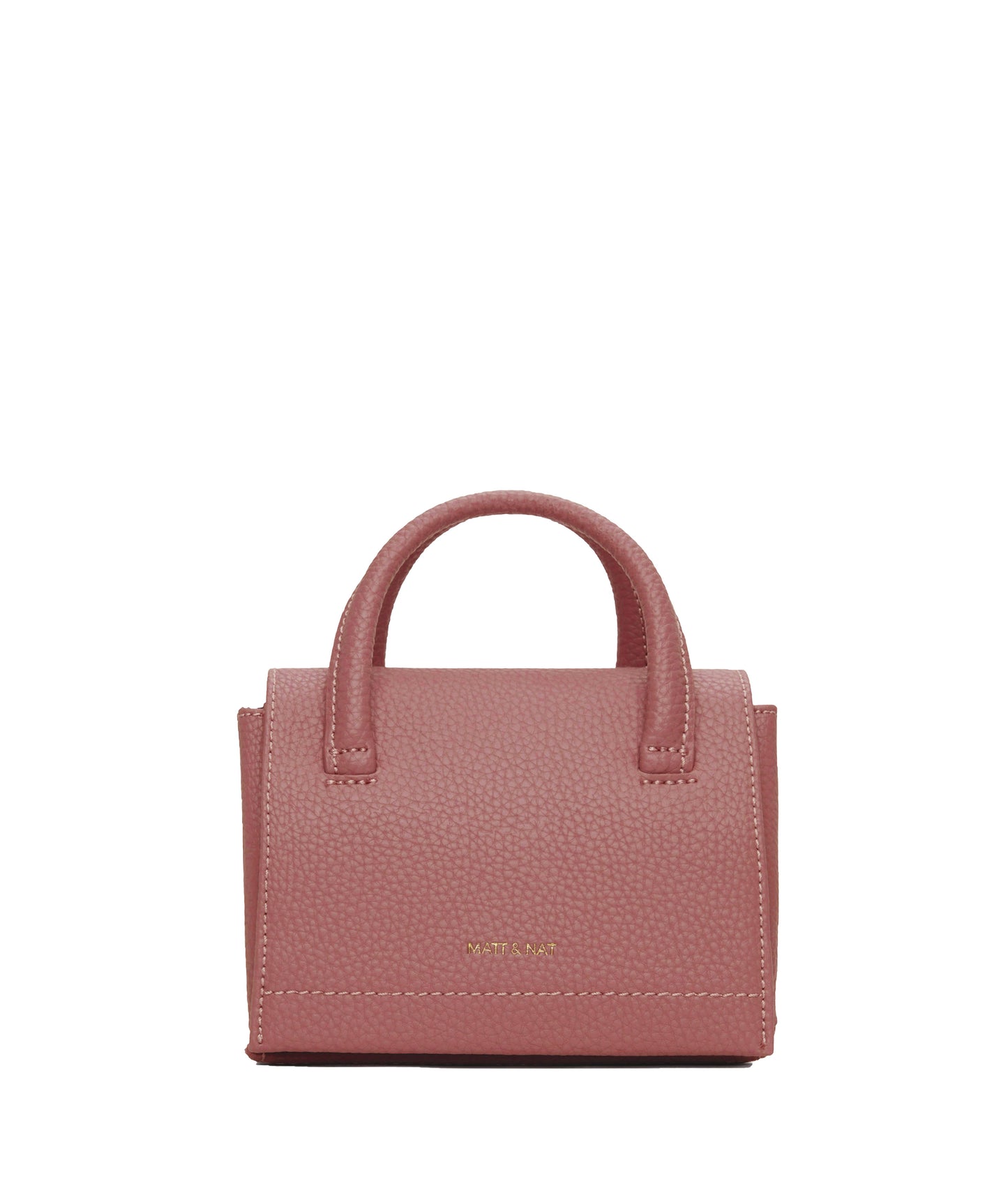 ADEL MICRO Vegan Satchel - Purity | Color: Pink - variant::rose